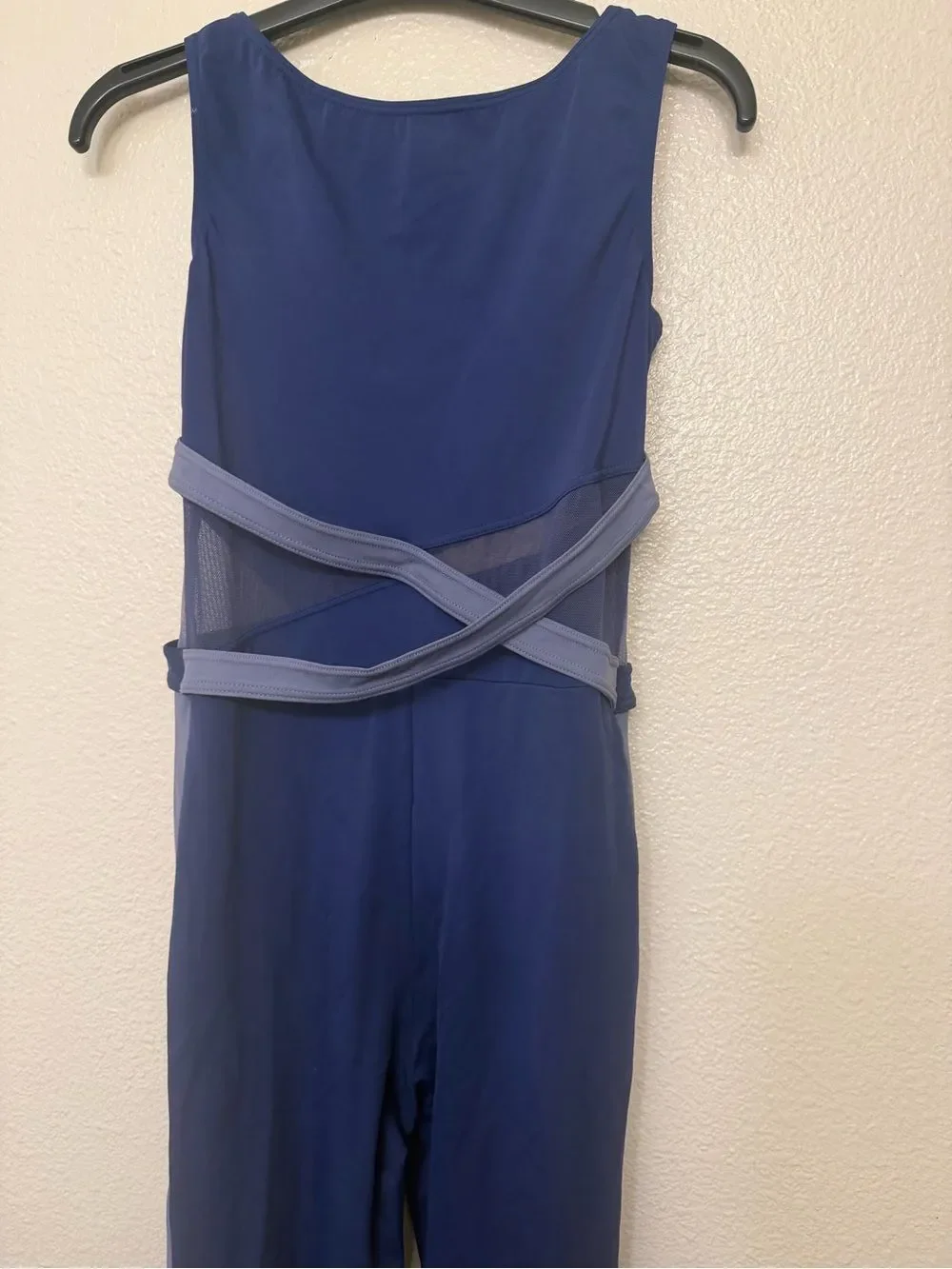 WEISSMAN Elite Dance Costume blue unitard Wish I Never Met You MT12603 SA adult